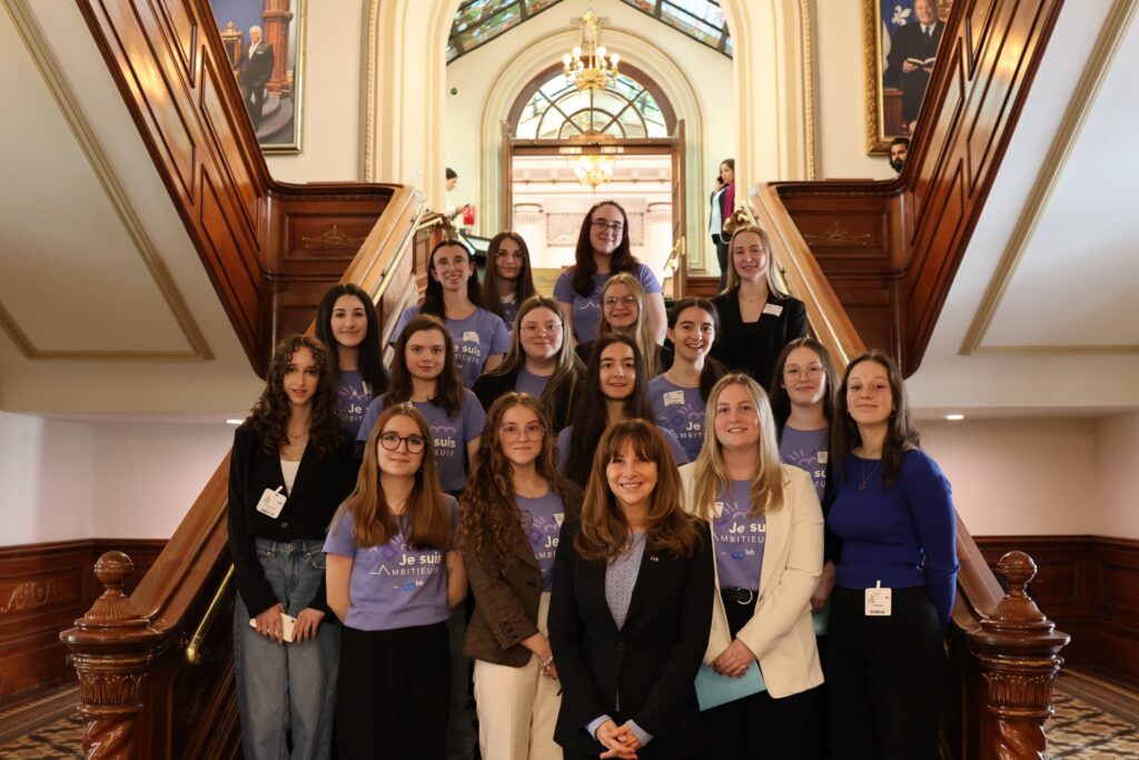 Les Ambitieuses en visite à l&rsquo;Assemblée nationale
