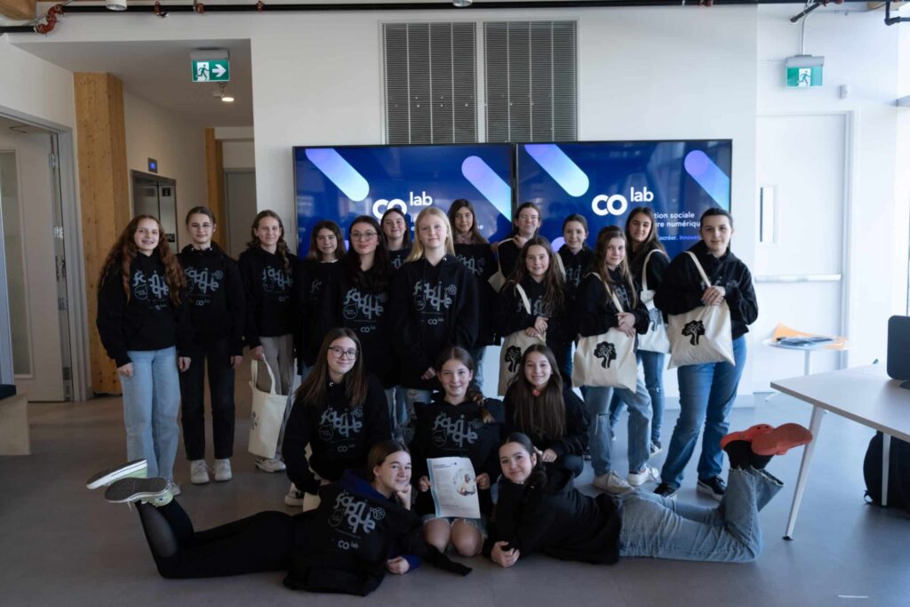 Journée pédagogique avec COlab pour sensibiliser les filles aux métiers du futur